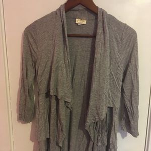 Chic Grey Throw Over Shirt